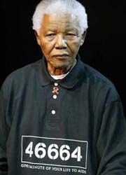 Nelson Mandela as a Prisoner at Robben Island.